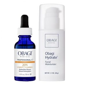 Obagi Professional-C 20% Vitamin C Serum & Hydrate Facial Moisturizer Bundle